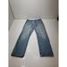 Levi's Jeans | Levis 501 Mens Jeans Straight Leg Button Fly Light Wash Distressed Size 35x32 | Color: Blue | Size: 35