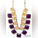 Kate Spade Jewelry | Kate Spade Frame Of Mind Double Row Necklace | Color: Gold/Purple | Size: Os