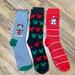 Disney Underwear & Socks | Disney Mickey Mouse Christmas Novelty Socks For Men | Color: Black/Red | Size: 9-11