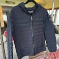 Michael Kors Jackets & Coats | Michael Kors Navy Packable Downfill Quilted Jacket | Color: Black | Size: L