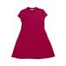 Free People Dresses | Free People Fp Beach Dark Red Mini Dress Mock Turtle Neck Short Sleeve Sz Small | Color: Red | Size: S