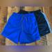 Nike Swim | Nike Swim Trunks Mens Nike Swim Suits, Bundle Of 2 | Color: Black/Blue | Size: L