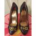 Michael Kors Shoes | Michael Kors Heels. Black 6.5 M. Condition Is Good. | Color: Black | Size: 6.5