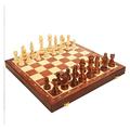 PacuM Chess Game Set Chess Set Chess Board Set Chess Sets, Wooden Chess Board, Magnetic Chess Set, Travel Chess Set Folding Chess Board Set Chess Board Game Chess Game Chess (Size : 39 * 19cm)