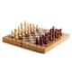 PacuM Chess Game Set Chess Set Chess Board Set 13.3 Inch Wooden Chess and Checkers Set，Wooden Travel Chess Game Set Portable Chess Game Chess Board Game Chess Game Chess