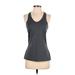 Under Armour Active Tank Top: Gray Activewear - Women's Size Small