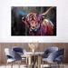 Elephant Stock Multi-Colored Cow On Canvas 3 Pieces Set | Wayfair RV-211_multi-colored-cow