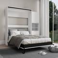 Hokku Designs Jaquavious Murphy Bed Wood in White | 81.5 H x 90 W x 90 D in | Wayfair 4B4968EA79304B5082BBAD39B2CD8F20