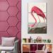 Bay Isle Home™ American Flamingo On Canvas 3 Pieces Set Canvas in Black | 45 H x 28 W x 1.25 D in | Wayfair C00287D22D374E40805C56685C0D49D9