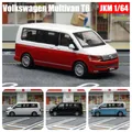 Volkswagen T6 Multivan MPV Van Miniature Model 1/64 Free Wheels Diecast Alloy Vehicle Collection