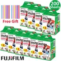 Fujifilm-10-200 feuilles de papier photo blanc Instax Mini 12 pour appareil photo instantané Mini
