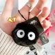 Simpatico Anime peluche portachiavi nero Coalball fata polvere portachiavi borsa accessorio chiave
