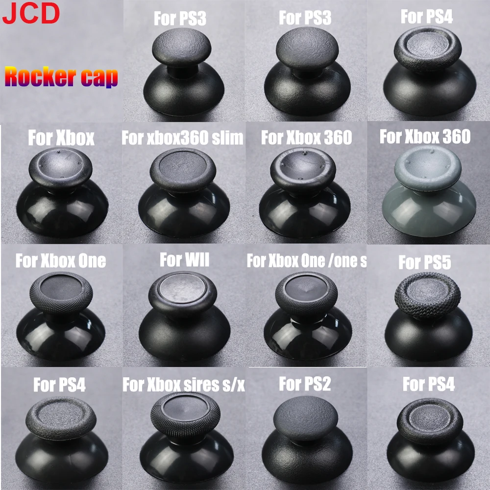 JCD1 stücke Ersatz Controller Analog Thumbstick Thumb-Stick Pilz Grip Cap Abdeckung Für PS2 PS3 PS4 PS5 Xbox one serie S X360