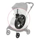 Baby Buggy Vorderrad für Cybex Melio Serie Kinderwagen ganz mit Rad Reifen rahmen Welle direkten