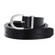 Calvin Klein Damen Must Metal Loop RND Belt 25MM K60K610158 Gürtel, Schwarz (Ck Black), 95