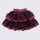 Harajuku Striped Print Y2K Kuchen Mini Rock Gothic Japanischen Stil Spitze Punk Ballkleid Kawaii