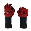DxhmoneyHX Grilling Gloves Extreme Heat Resistant Grill BBQ Gloves Non-Slip Kitchen Oven Mittens