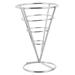 French Fries Stand Cone Basket: Fry Holder Metal Cone Snack Fried Chicken Display Rack Wire Stands Cone Holder Metal Wire Basket for Kitchen Restaurant Party Supplies