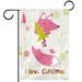 Cute Fox I Love Christmas Pattern Garden Banners: Outdoor Flags for All Seasons Waterproof and Fade-Resistant Perfect for Outdoor Settings
