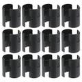 30 Pairs Wire Shelf Clips Shelving Sleeves Shelf Plastic Lock Clips for Fixing