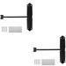 Set of 2 Door Closer Spring Heavy Duty Self Closing Hinges for Doors Garage Springs Barn Closers Screen to