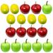 90pcs Fake Apples Lifelike Mini Apples Simulation Apples Kitchen Artificial Fruits