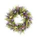 Petals - Mixed Lavender 24 Faux Flower & Foliage Wreath