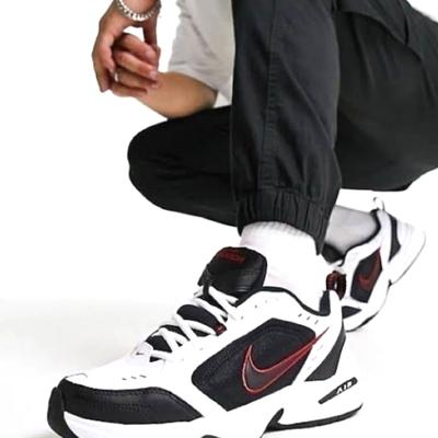 Nike Shoes | Euc Men's Nike Air Monarch Size 11.5 | Color: Black/White | Size: 11.5