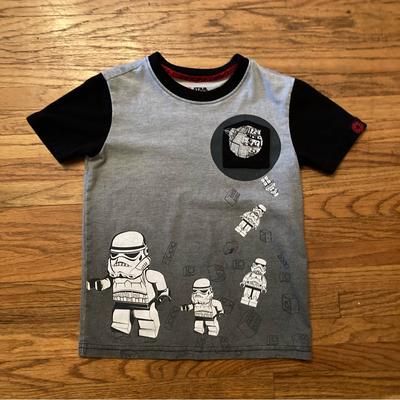 Disney Shirts & Tops | Lego Disney Boys Star Wars Storm Trooper T-Shirt Boys Xs 4/5 | Color: Black/Gray | Size: Xsb
