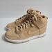 Nike Shoes | New Nike Womens Dunk High Premium Vachetta Shoes Dx2044-201 Size 5.5 Tan | Color: Tan | Size: 5.5