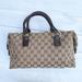 Gucci Bags | Gucci Authentic Boston Bowling Hand Bag Purse Gg Canvas Leather 113009 Brown | Color: Brown | Size: Os