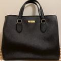 Kate Spade Bags | Kate Spade Black Laurel Way Evangelie Satchel Saffiano Leather Bag | Color: Black | Size: Os