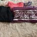 Pink Victoria's Secret Tops | Medium 4 Pack Bundle. Victoria Secret, Maurice, Eddie Bauer, One Clothing. | Color: Black/Pink | Size: M