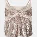 Free People Tops | Free People | Right Rhythm Sequin Nwt Cami Nwt Size: Xs | Free People | Color: Pink | Size: Xs