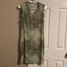 Michael Kors Dresses | Michael Kors Sleeveless Dress Green And White Paisley Print Size Small | Color: Green/White | Size: S