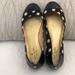 Kate Spade Shoes | Black Kate Spade Polka Dotted Ballet Flats 8.5m | Color: Black/Cream | Size: 8.5