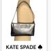 Kate Spade Bags | Authentic Kate Spade Grey Metallic Leather Handbag Purse | Color: Gray/Silver | Size: Os