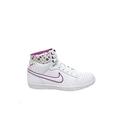 Nike Double Team Mid Lace-Up White Smooth Leather Womens Trainers 432164 117