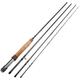 Fishing Rod, Freshwater Flying Rod, Trout, Salmon Fishing Gear, Telescopic Fishing Rod (Color : White)