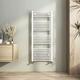 Heilmetz Heated Towel Rail Radiator Bathroom, 1200 x 500 mm Towel Rail Radiator Towel Warmer Central Heating Radiator White