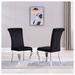 Rosdorf Park Kinzlee Metal Back Side Chair Dining Chair Upholstered/Velvet/Metal in Gray/Black | 41.3 H x 21.1 W x 18.1 D in | Wayfair