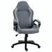 Inbox Zero Ergonomic Home Office Chair High Back Task Computer Desk Chair w/ Padded Armrests Upholstered, in Gray | Wayfair