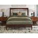 Lark Manor™ Ambie Solid Wood Panel Bed Wood in Brown | 44.29 H x 56.77 W x 83.04 D in | Wayfair 66B48D070E6B4E79B7054D002772C5B0