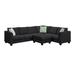 Multi Color Reclining Sectional - Latitude Run® 112*87" Sectional Sofa, Wood | 33 H x 112 W x 87 D in | Wayfair DA07122B47194A91865C96278366CB2E