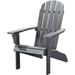 Rosecliff Heights 27" Red Heavy Duty Plastic Adirondack Chair in Gray | 41.25 H x 26.75 W x 35.75 D in | Wayfair 54AD0973A4C1421A8F277B0E6A031DD3