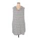 Old Navy Casual Dress - Shift: Gray Fair Isle Dresses - Women's Size 2X-Large