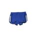 Adidas Athletic Shorts: Blue Color Block Activewear - Women's Size Large