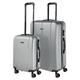 ITACA - Gepäck-Sets, Reisekoffer, Reisekoffer Set, Kofferset, Hartschalenkoffer, Trolley-Set, Luggage - Große Auswahl an Koffer & Trolleys für Jede Reise! 71117, Silber