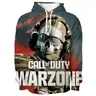 Pop Game Call of Duty Warzone felpa con cappuccio stampata in 3D Pullover con cappuccio da uomo e da
