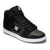 Sneaker DC SHOES "Manteca 4 Hi", Gr. 6,5(38,5), schwarz-weiß (schwarz, weiß), 51.34% Leder, 48.66% Synthetikmaterial, Schuhe